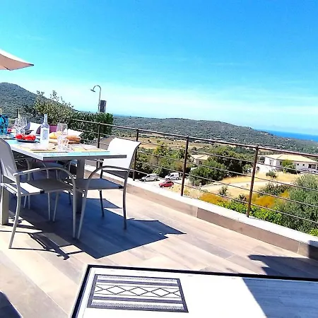2f Avec Piscine Privee, Vue Et Montagne * Belgodère